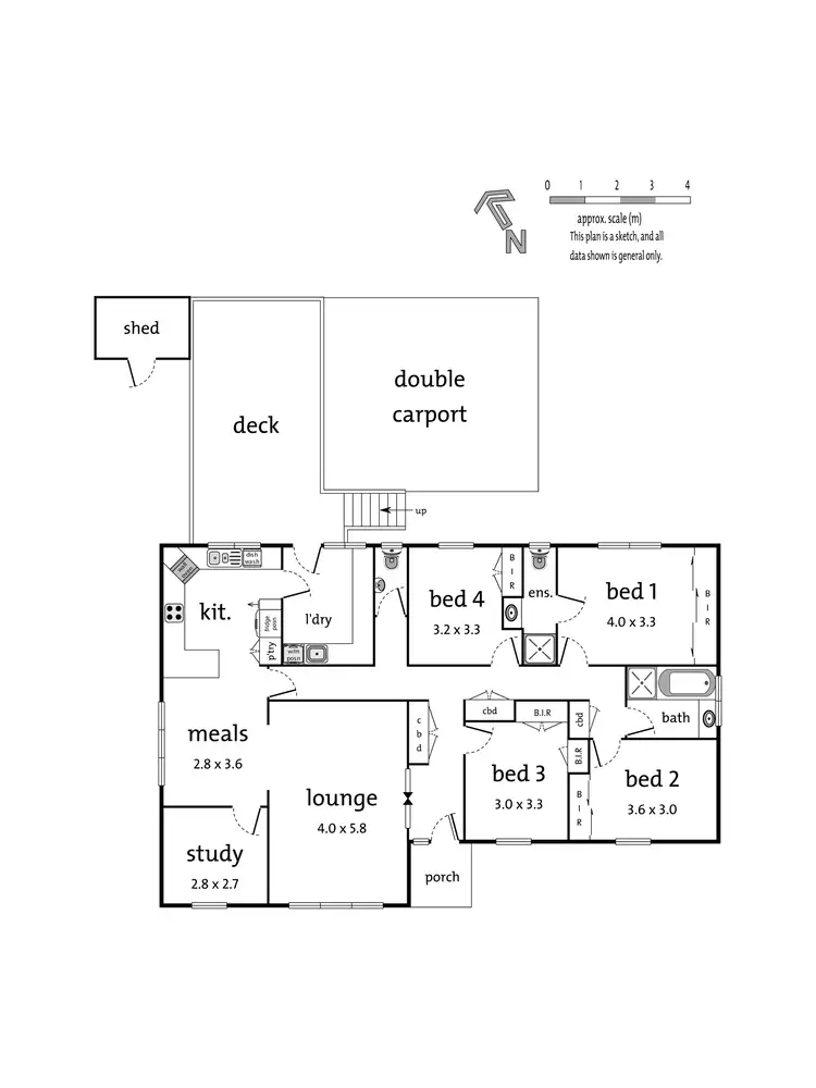 Floorplan of Homely house listing, 4 Breakaday Pass, Chirnside Park VIC 3116