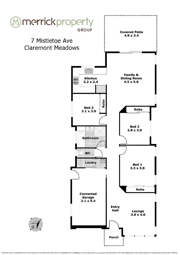 Floorplan of Homely house listing, 7 Mistletoe Avenue, Claremont Meadows NSW 2747