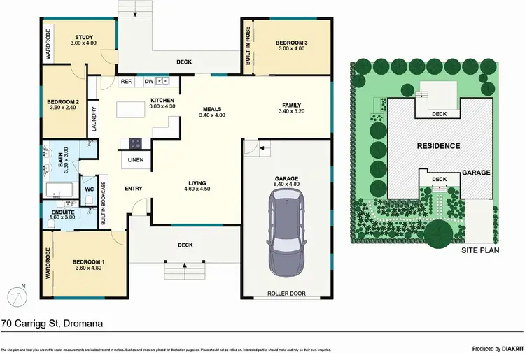Floorplan of Homely house listing, 70 Carrigg Street, Dromana VIC 3936