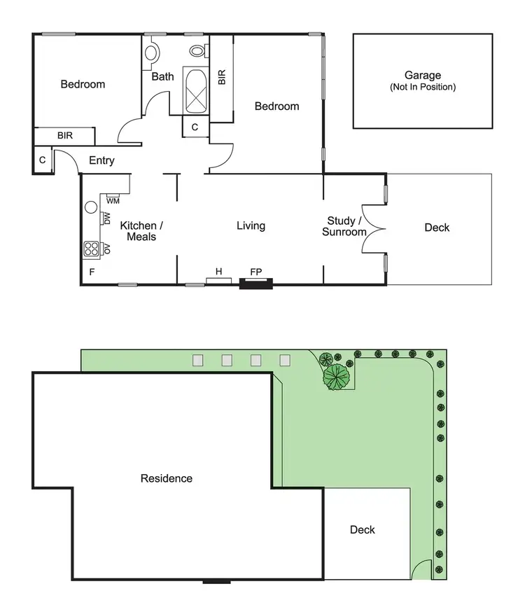 Floorplan of Homely apartment listing, 1/81 Hotham Street, St Kilda East VIC 3183