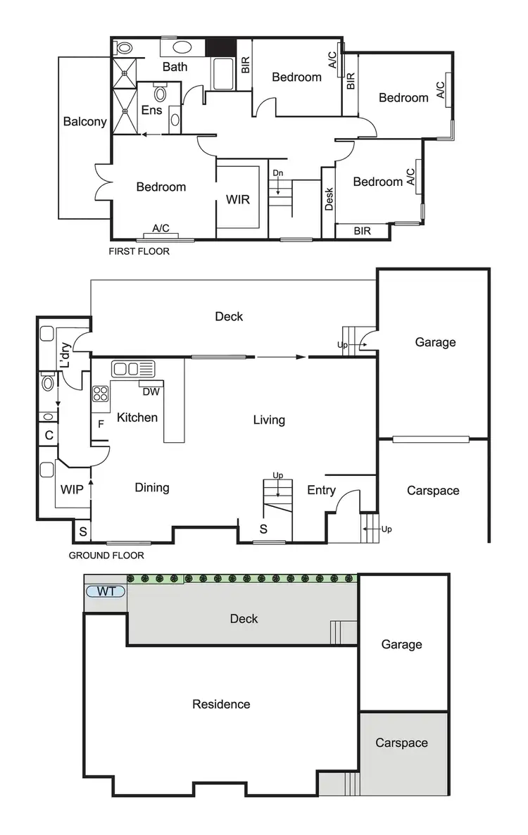 Floorplan of Homely townhouse listing, 2/19 Albert Street, Caulfield North VIC 3161