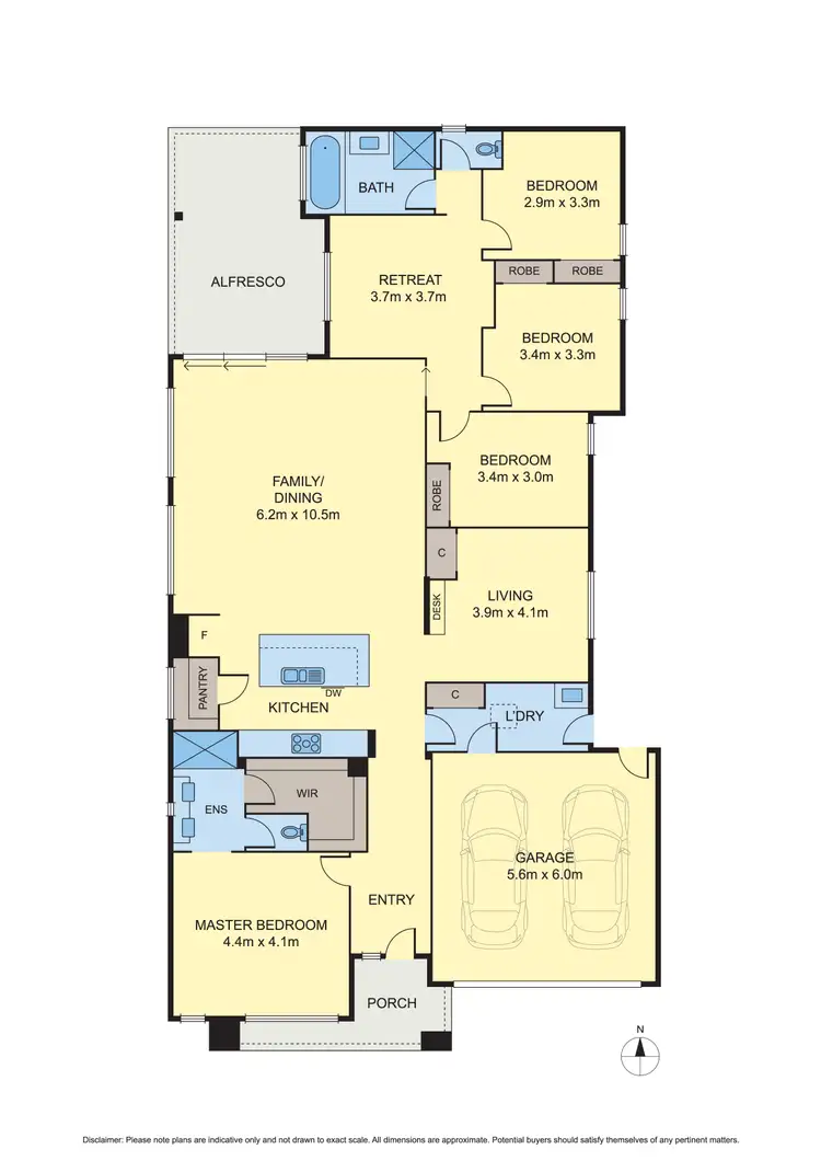 Floorplan of Homely house listing, 3 Murrindal Way, Whittlesea VIC 3757
