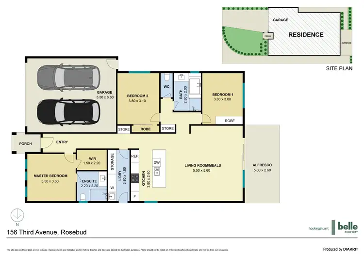 Floorplan of Homely house listing, 156 Third Avenue, Rosebud VIC 3939
