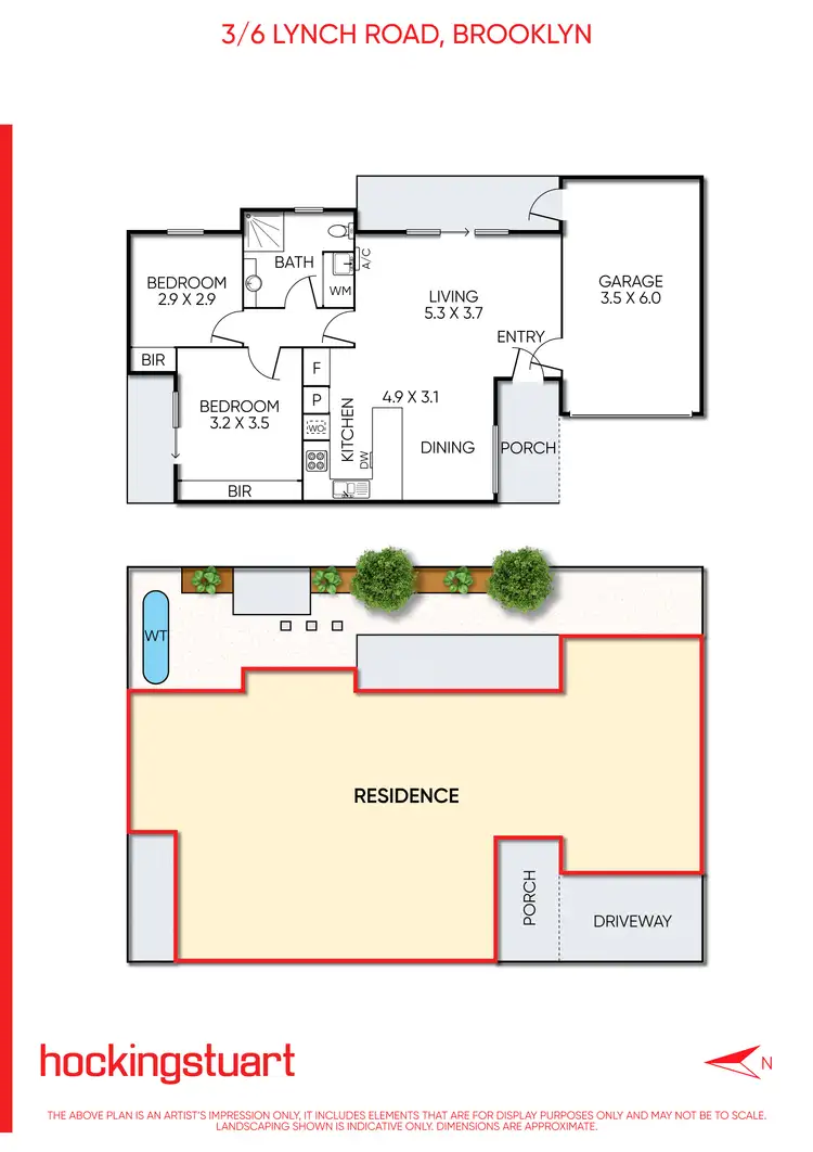 Floorplan of Homely house listing, 3/6 Lynch Road, Brooklyn VIC 3012