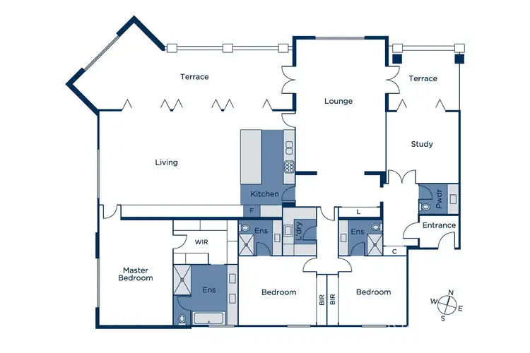 Floorplan of Homely apartment listing, 3/39 Carson Street, Kew VIC 3101