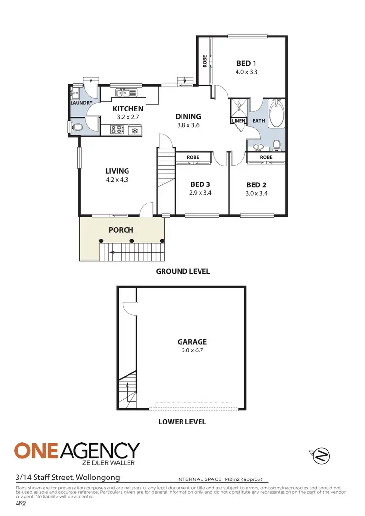 Floorplan of Homely townhouse listing, 3/14-16 Staff Street, Wollongong NSW 2500