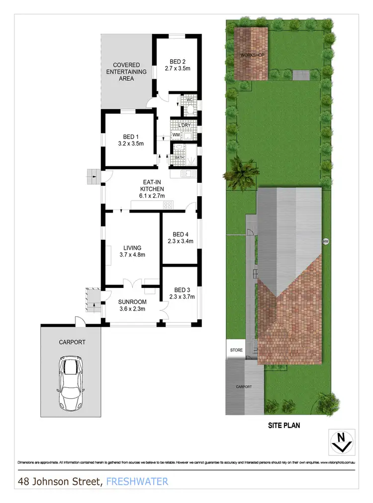 Floorplan of Homely house listing, 48 Johnson Street, Freshwater NSW 2096
