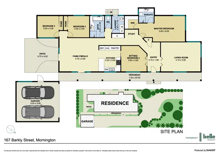 Floorplan of Homely house listing, 167 Barkly Street, Mornington VIC 3931