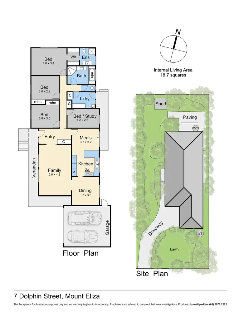 Floorplan of Homely house listing, 7 Dolphin Street, Mount Eliza VIC 3930