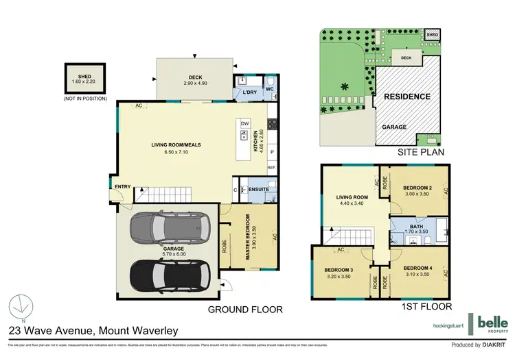 Floorplan of Homely house listing, 23 Wave Avenue, Mount Waverley VIC 3149