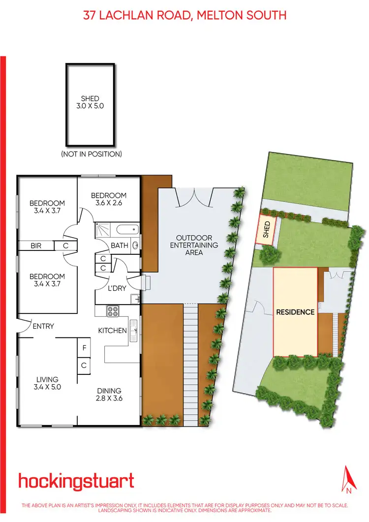 Floorplan of Homely house listing, 37 Lachlan Road, Melton South VIC 3338