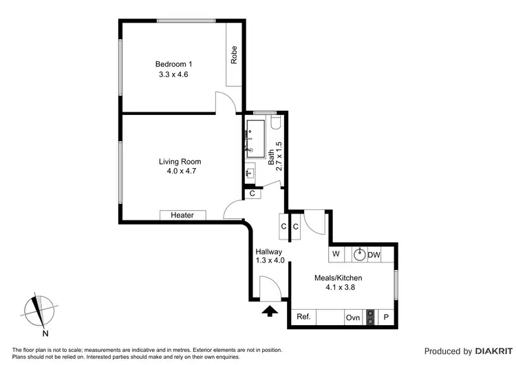 Floorplan of Homely apartment listing, 5/2 Jessamine Avenue, Prahran VIC 3181