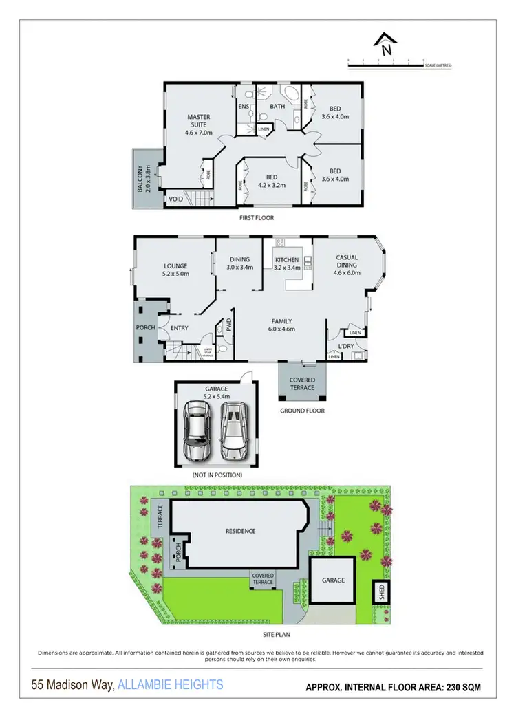 Floorplan of Homely house listing, 55 Madison Way, Allambie Heights NSW 2100
