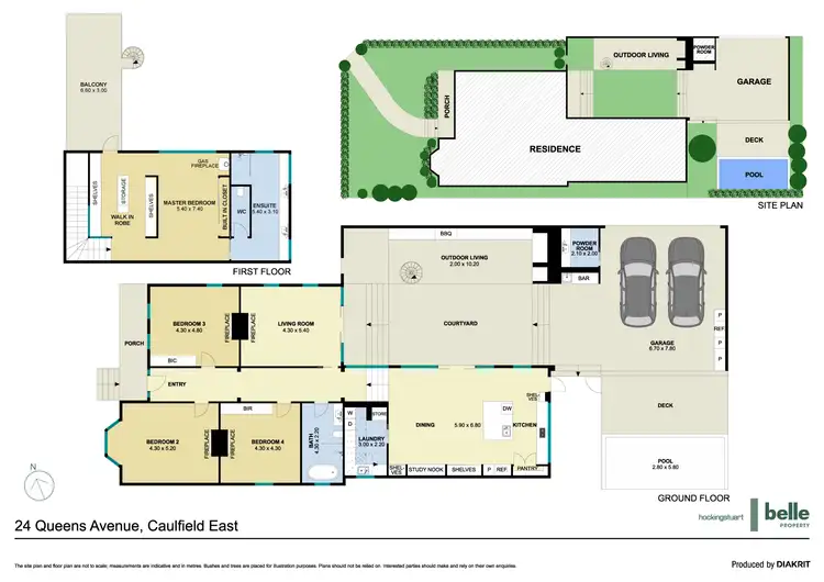 Floorplan of Homely house listing, 24 Queens Avenue, Caulfield East VIC 3145