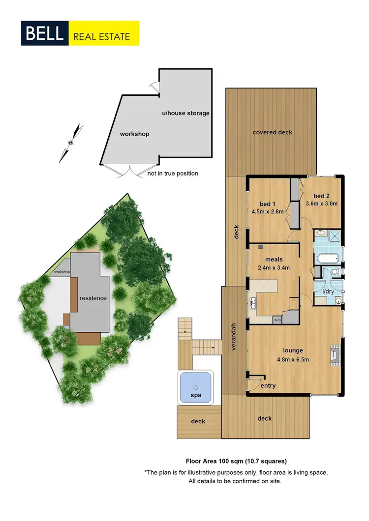 Floorplan of Homely house listing, 64 Barbers Road, Kalorama VIC 3766