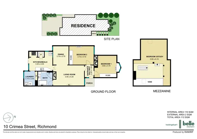 Floorplan of Homely house listing, 10 Crimea Street, Richmond VIC 3121