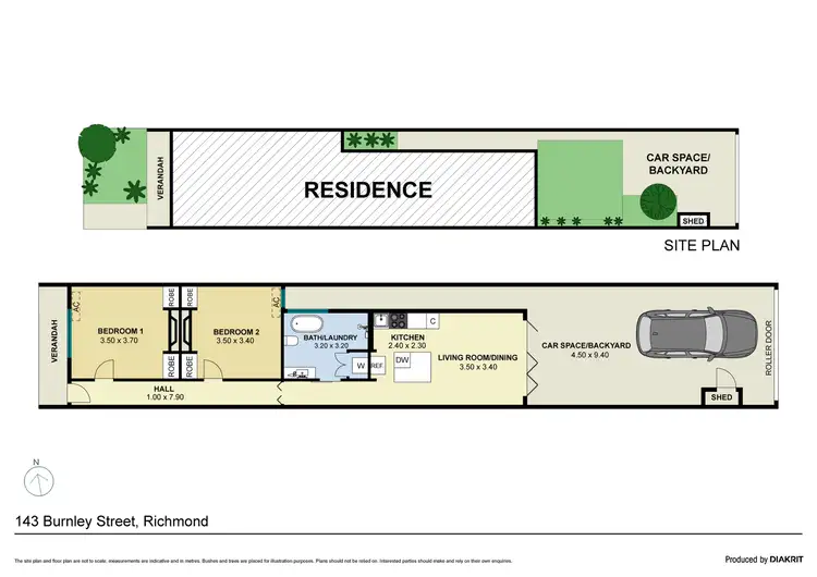 Floorplan of Homely house listing, 143 Burnley Street, Richmond VIC 3121