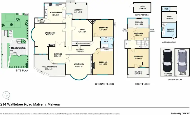 Floorplan of Homely house listing, 214 Wattletree Road, Malvern VIC 3144