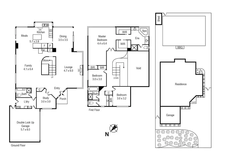 Floorplan of Homely house listing, 15 Higgins Close, Dingley Village VIC 3172
