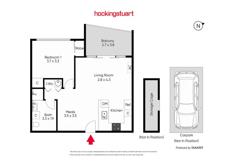 Floorplan of Homely apartment listing, 50/102-106 St Georges Road, Preston VIC 3072