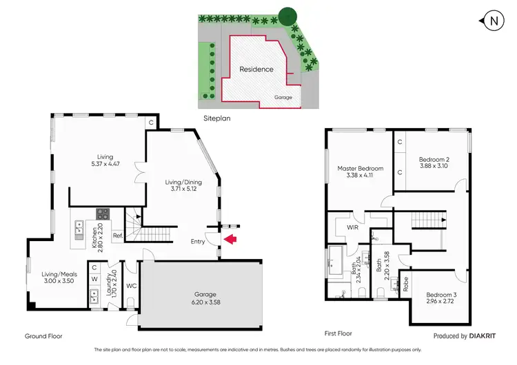 Floorplan of Homely house listing, 13 Central Avenue, Seaholme VIC 3018