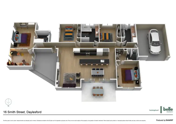 Floorplan of Homely house listing, 16 Smith Street, Daylesford VIC 3460