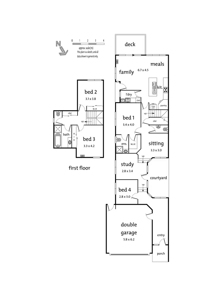 Floorplan of Homely townhouse listing, 102 Rathmullen Quadrant, Doncaster VIC 3108