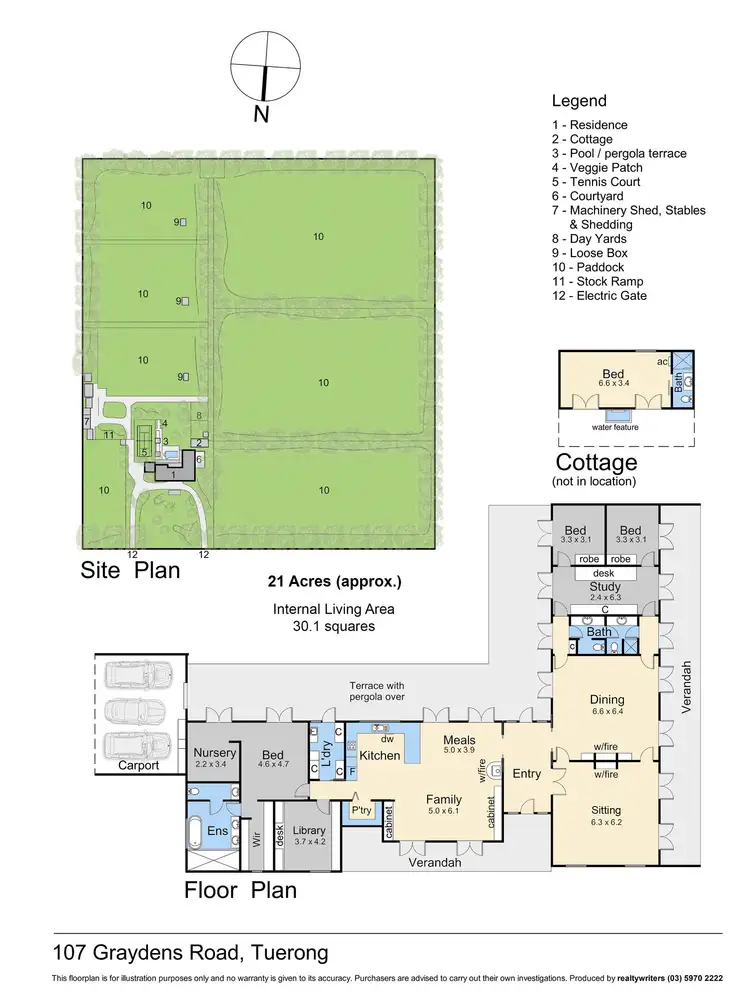 Floorplan of Homely rural property listing, 107 Graydens Road, Tuerong VIC 3915