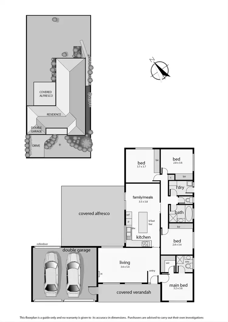 Floorplan of Homely house listing, 4 Cameron Court, Somerville VIC 3912