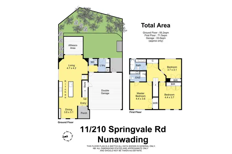 Floorplan of Homely townhouse listing, 11/210 Springvale Road, Nunawading VIC 3131