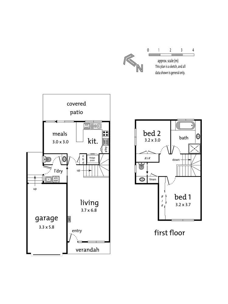 Floorplan of Homely unit listing, 7/4 Illoura Avenue, Ringwood East VIC 3135