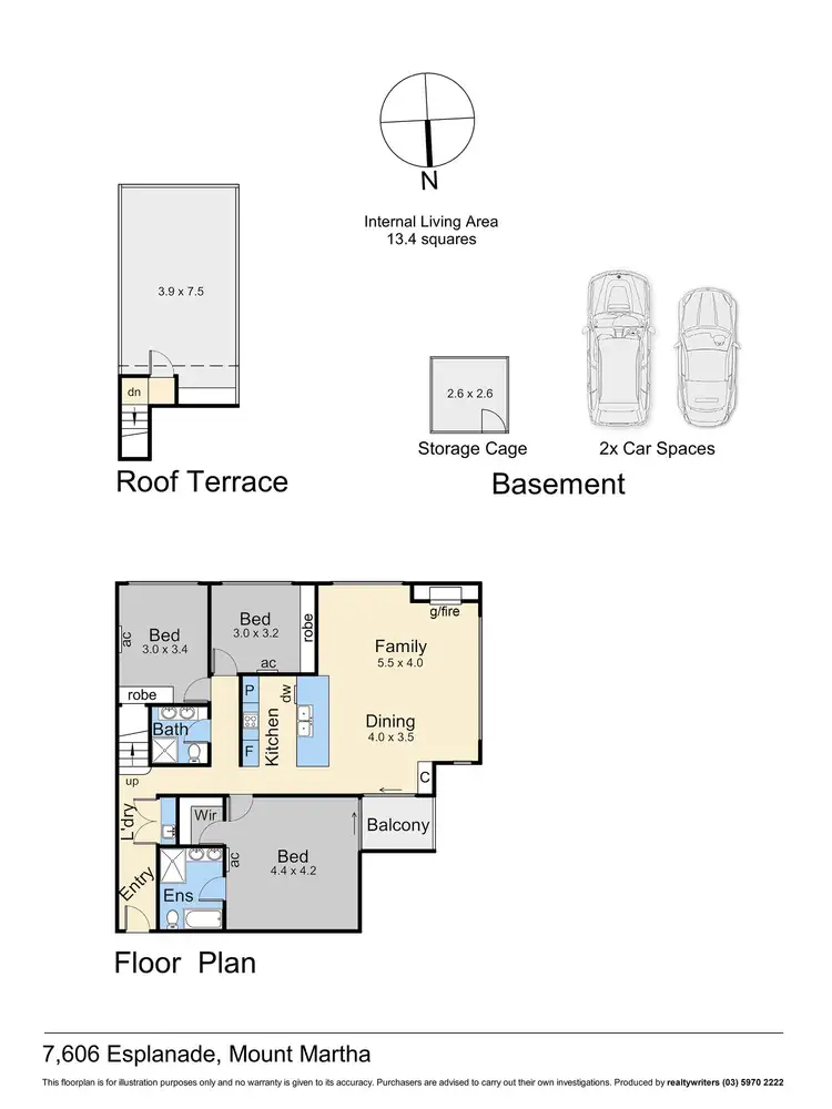 Floorplan of Homely apartment listing, 7/606 Esplanade, Mount Martha VIC 3934