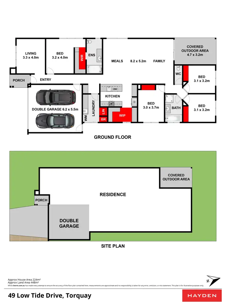 Floorplan of Homely house listing, 49 Lowtide Drive, Torquay VIC 3228