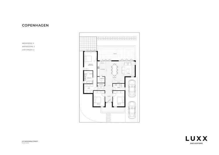 Floorplan of Homely house listing, Lot 1/43 Jamieson Street, Daylesford VIC 3460