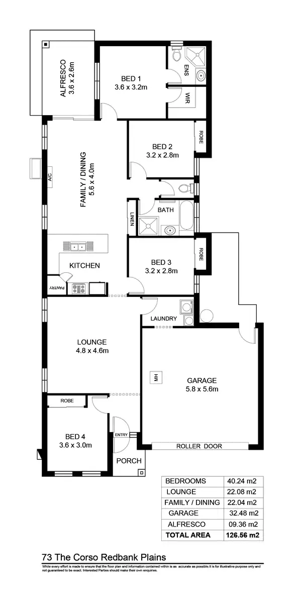 Floorplan of Homely house listing, 73 The Corso, Redbank Plains QLD 4301