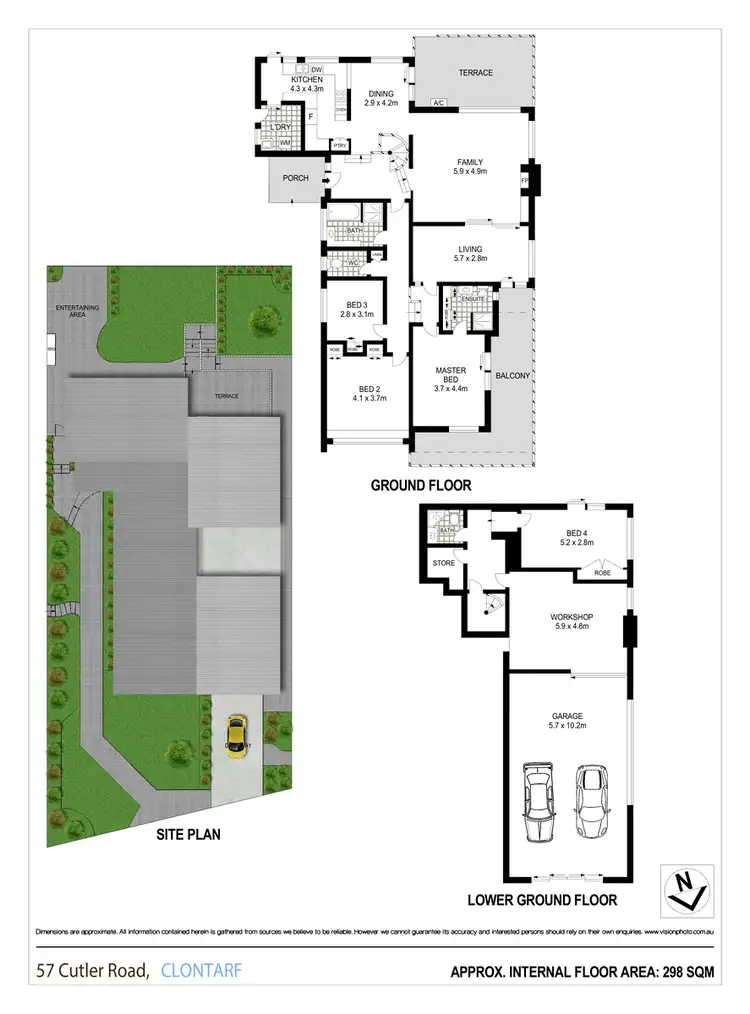 Floorplan of Homely house listing, 57 Cutler Road, Clontarf NSW 2093