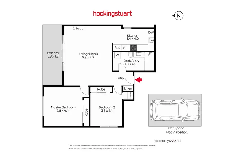 Floorplan of Homely apartment listing, 9/466 Bell Street, Preston VIC 3072