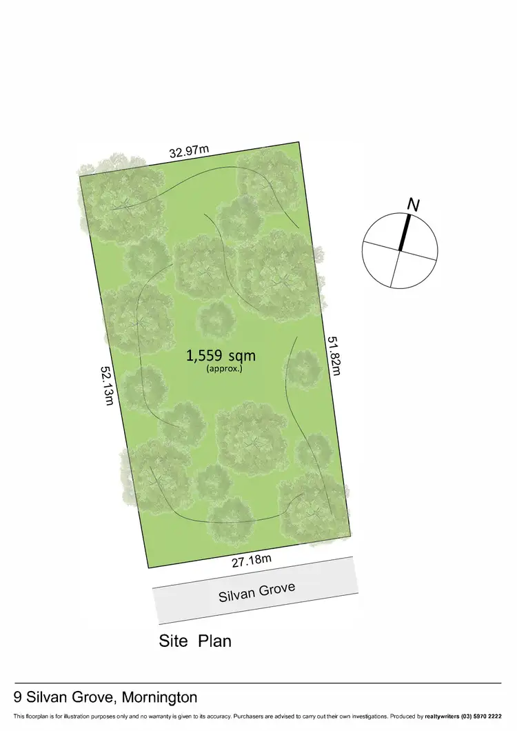 Floorplan of Homely land listing, 9 Silvan Grove, Mornington VIC 3931