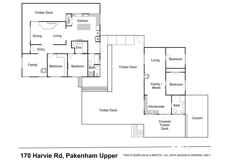 Floorplan of Homely house listing, 170 Harvie Road, Pakenham Upper VIC 3810