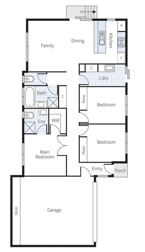 Floorplan of Homely unit listing, 4/13 Tinworth Avenue, Mount Clear VIC 3350