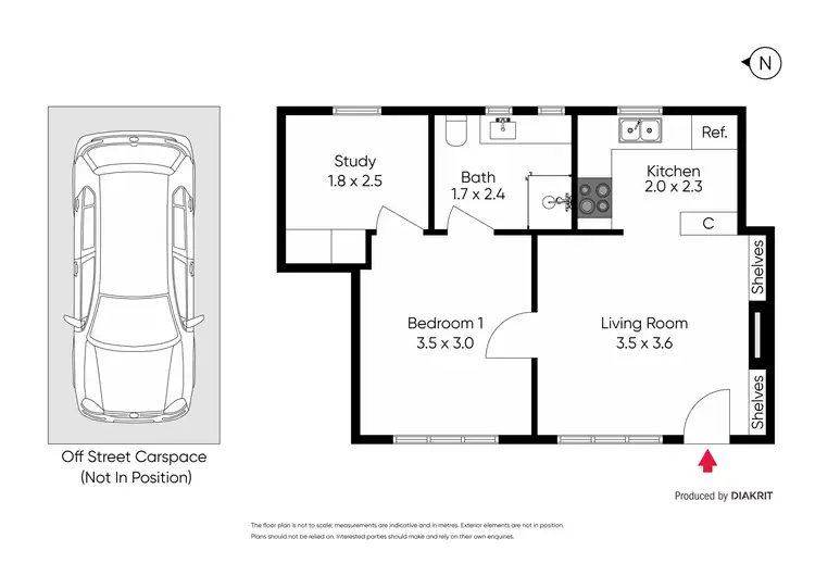 Floorplan of Homely apartment listing, 3/40 Charnwood Road, St Kilda VIC 3182