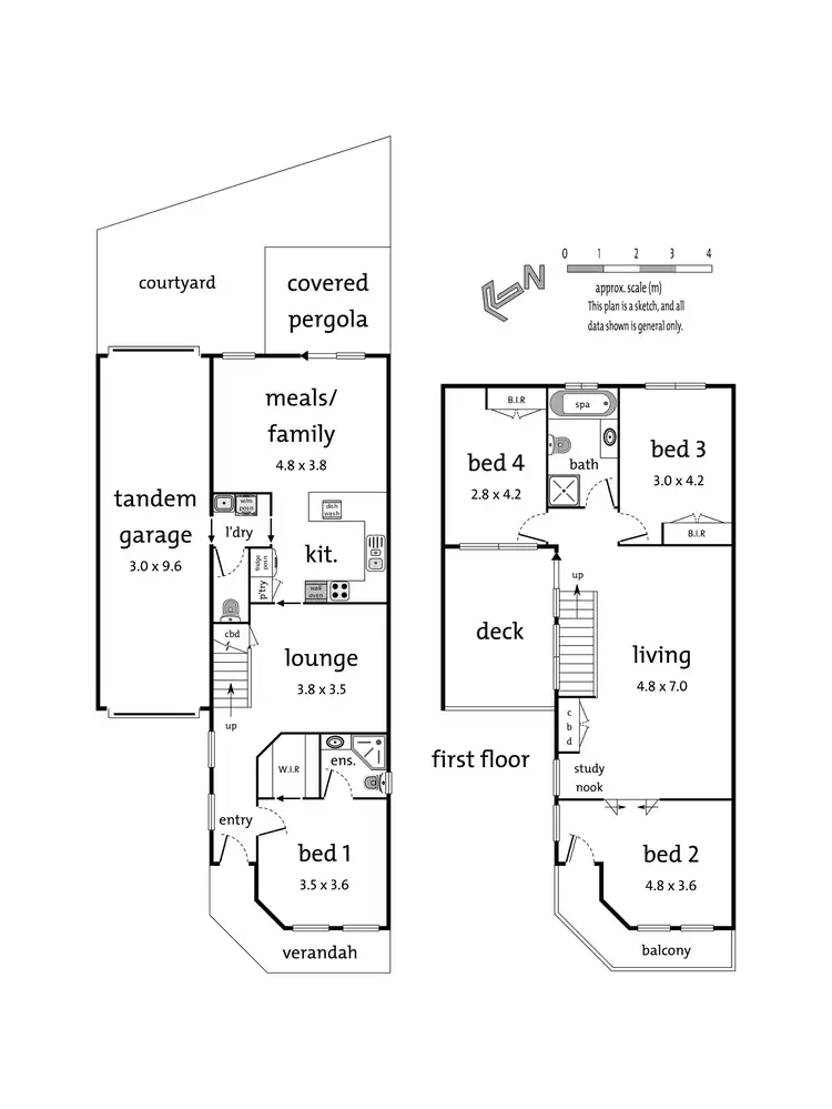 Floorplan of Homely townhouse listing, 11/25 Cavalier Street, Doncaster East VIC 3109