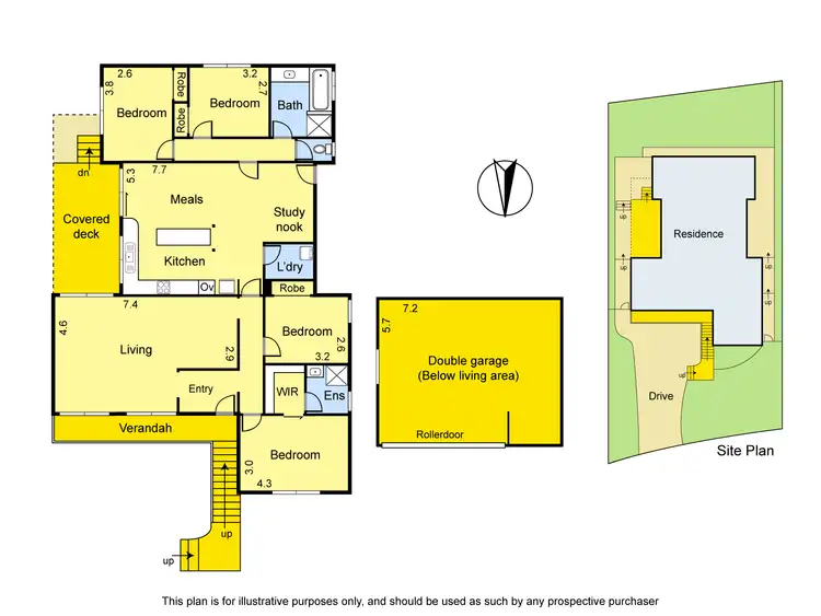 Floorplan of Homely house listing, 12 Lowan Avenue, Yallambie VIC 3085