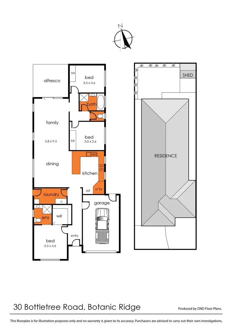 Floorplan of Homely house listing, 30 Bottletree Road, Botanic Ridge VIC 3977