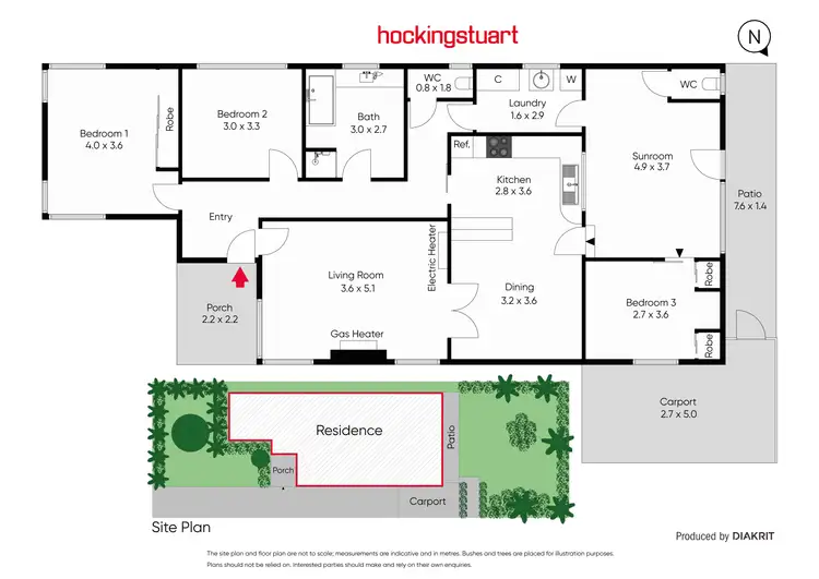 Floorplan of Homely house listing, 204 Roberts Street, Yarraville VIC 3013