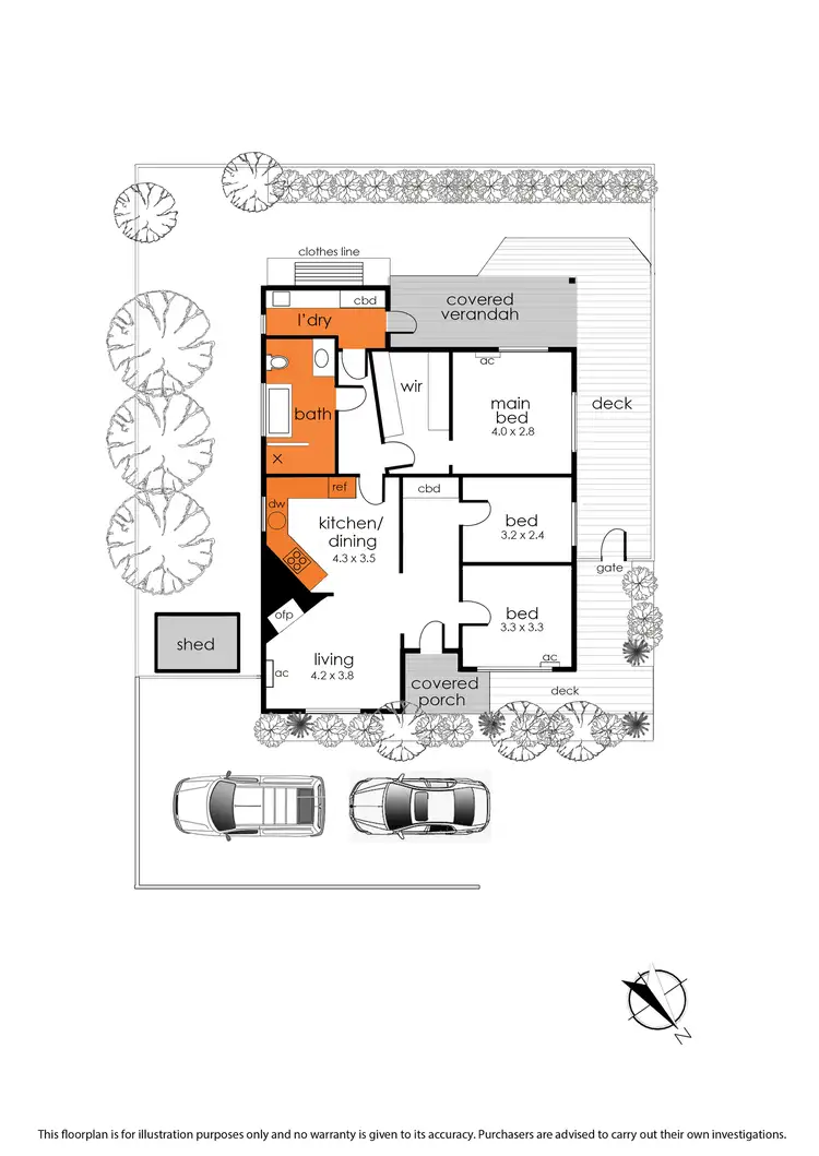 Floorplan of Homely unit listing, 2/1154 Frankston Flinders Road, Somerville VIC 3912