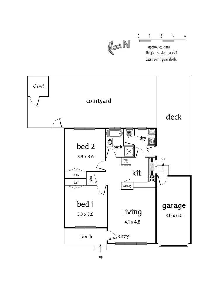 Floorplan of Homely unit listing, 3/45-47 Arlington Street, Ringwood VIC 3134
