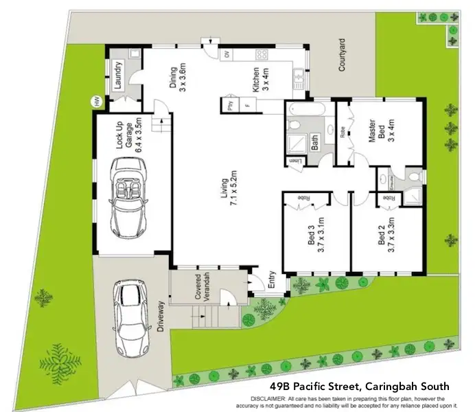Floorplan of Homely house listing, 49B Pacific Street, Caringbah South NSW 2229