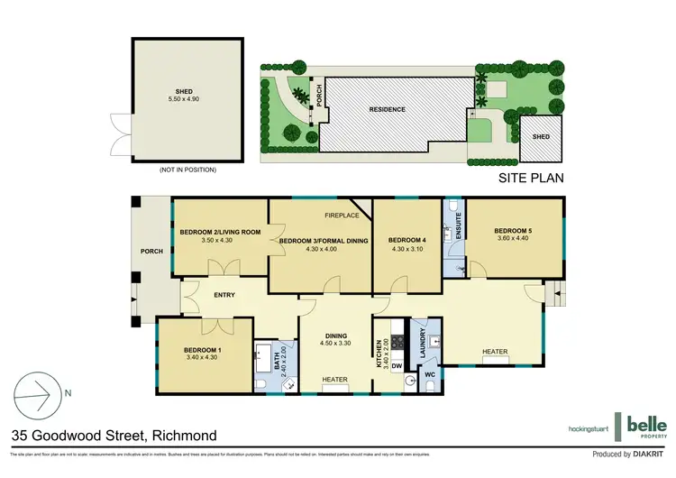 Floorplan of Homely house listing, 35 Goodwood Street, Richmond VIC 3121
