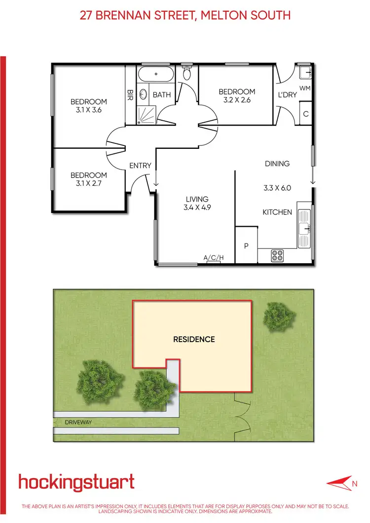 Floorplan of Homely house listing, 27 Brennan Street, Melton South VIC 3338